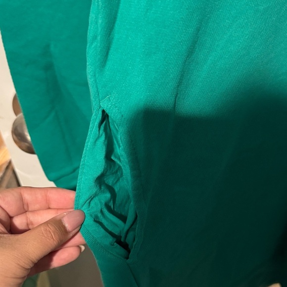Universal Thread Teal Hooded Sweatshirt - Picture 3 of 3